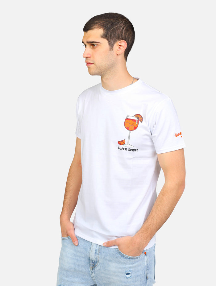 t-shirt SUPERCULTURE A825BIANCO