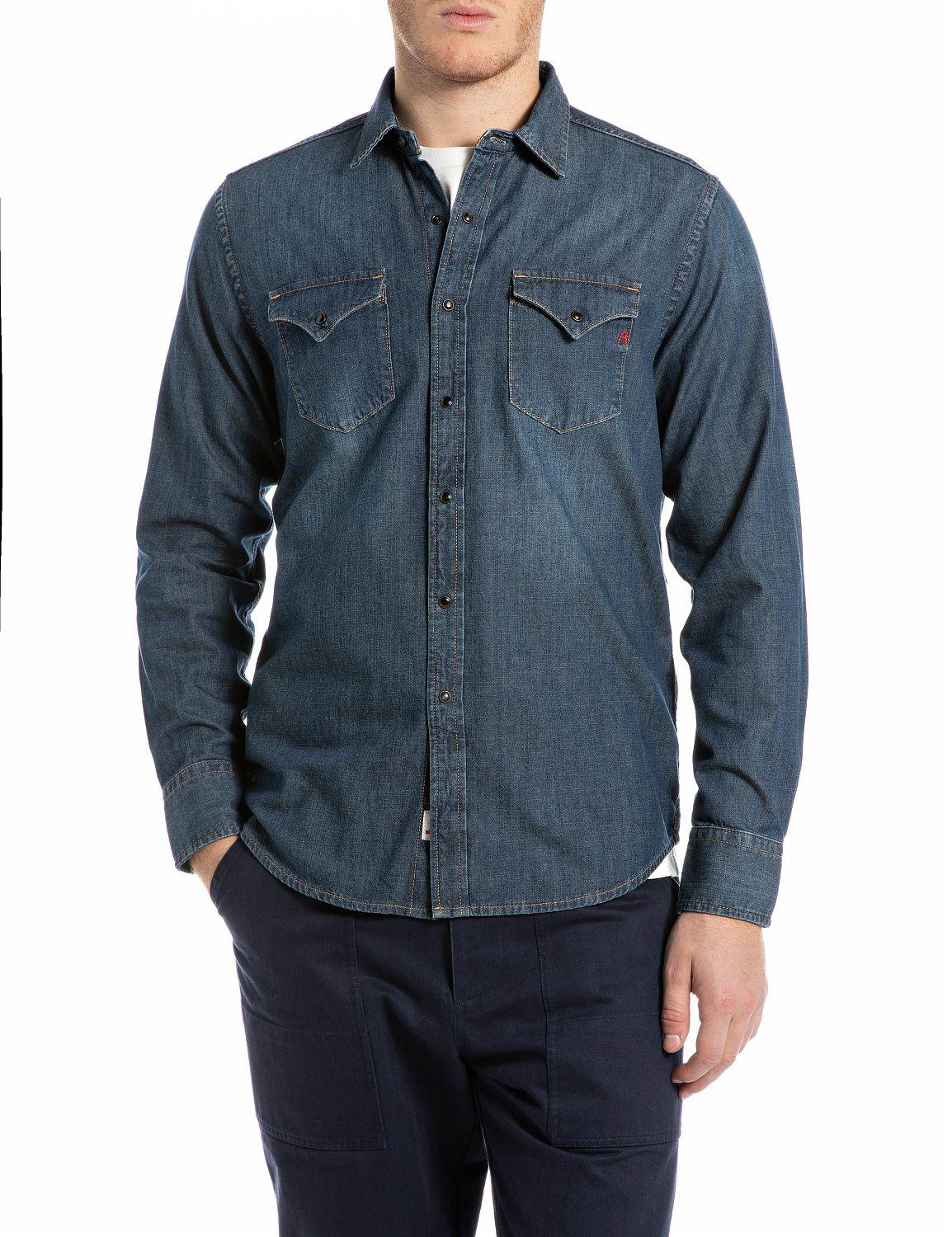 Camicia in  denim uomo 