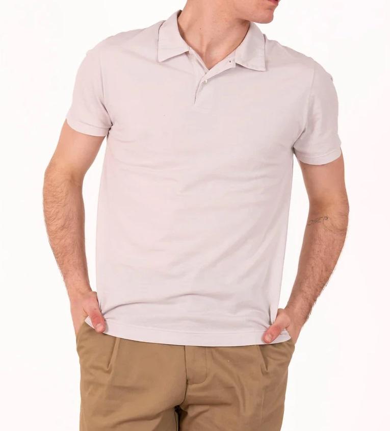 Polo in jersey mastice uomo 