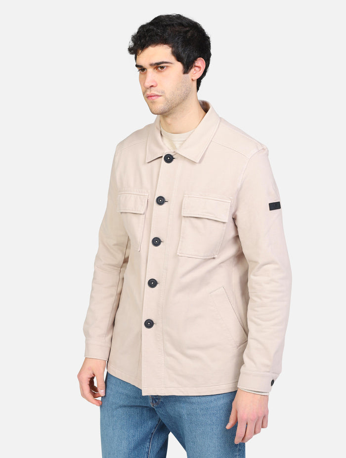 giacca con chiusura a quattro bottoni, doppio taschino e tasche taglio