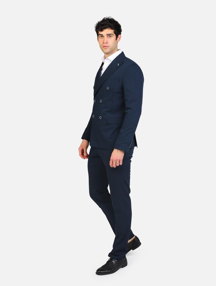 art. oc1s2s5a06: abito con giacca doppio petto rever a lancia