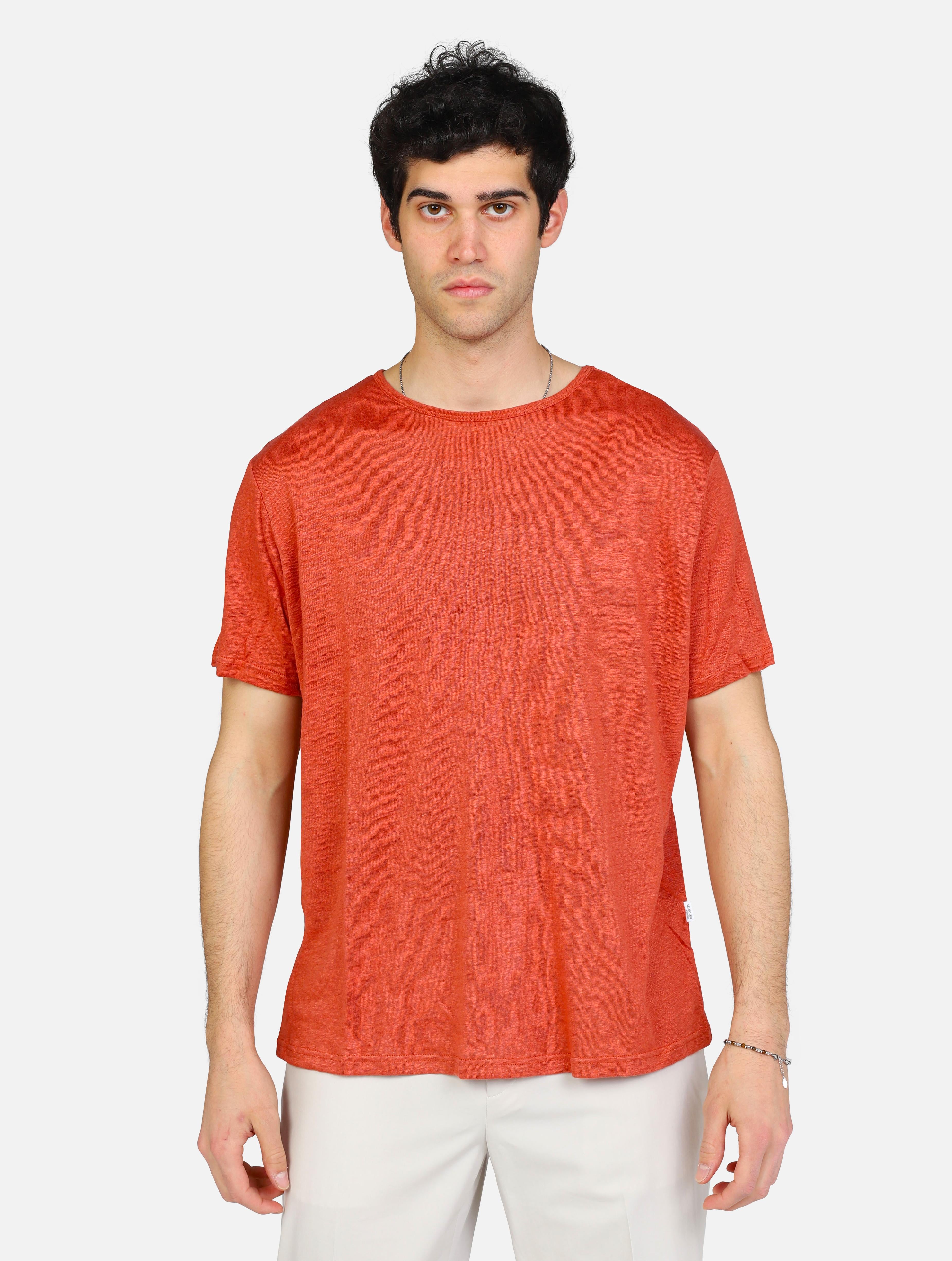 art. 16089504: maglia in lino tinta unita