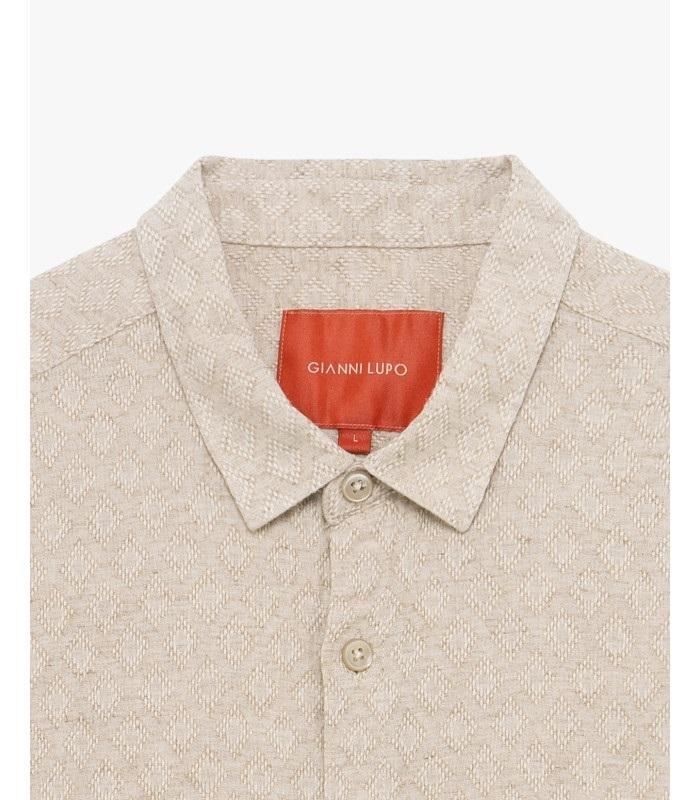 camicia misto cotone lino