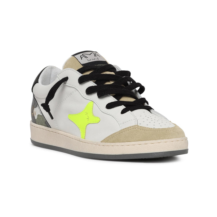 art. 4131 sun: sneakers sun in pelle e camoscio con logo