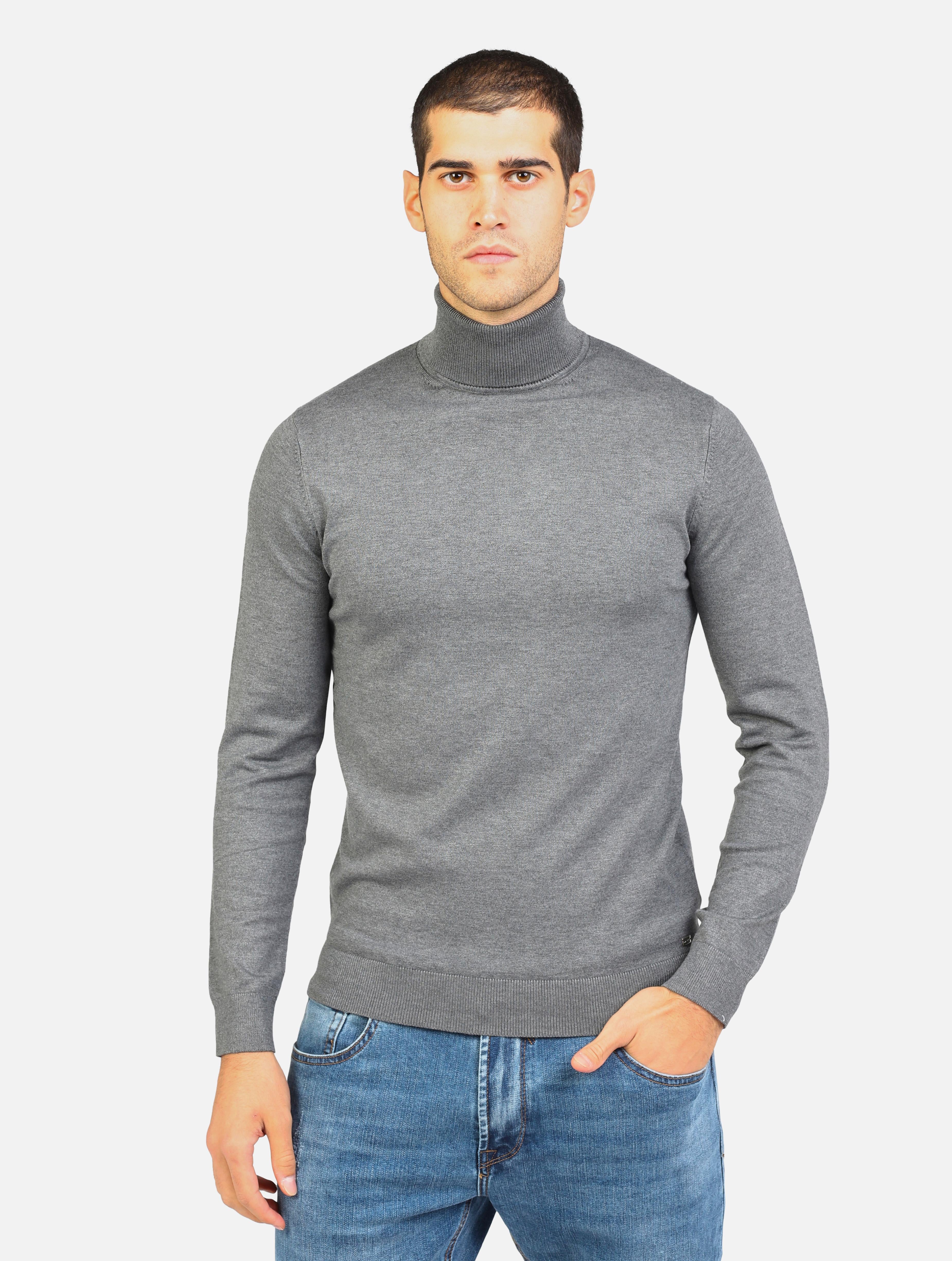 maglia dolcevita in viscosa