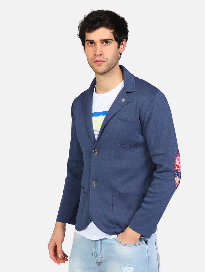 art. guttincje: giacca toppe interno collo