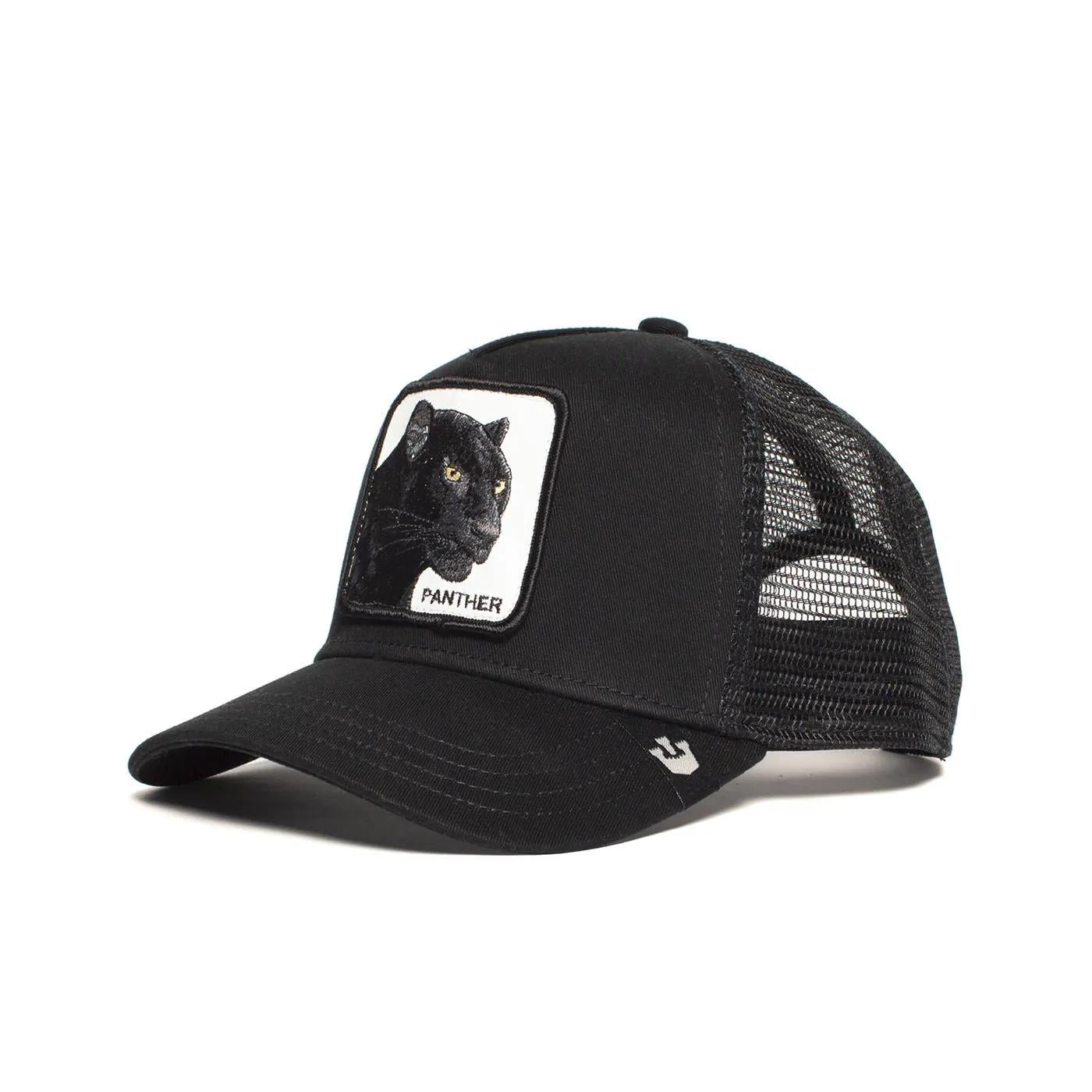 Art 101-0381: cappello con visiera e stampa ricamata black uomo 