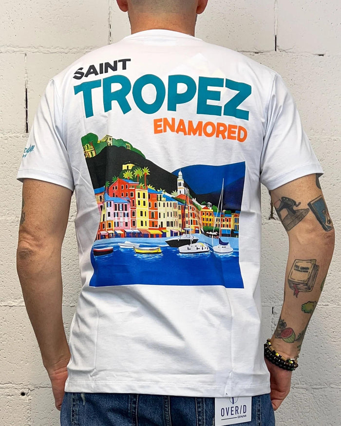 t-shirt uomo saint tropez enamored