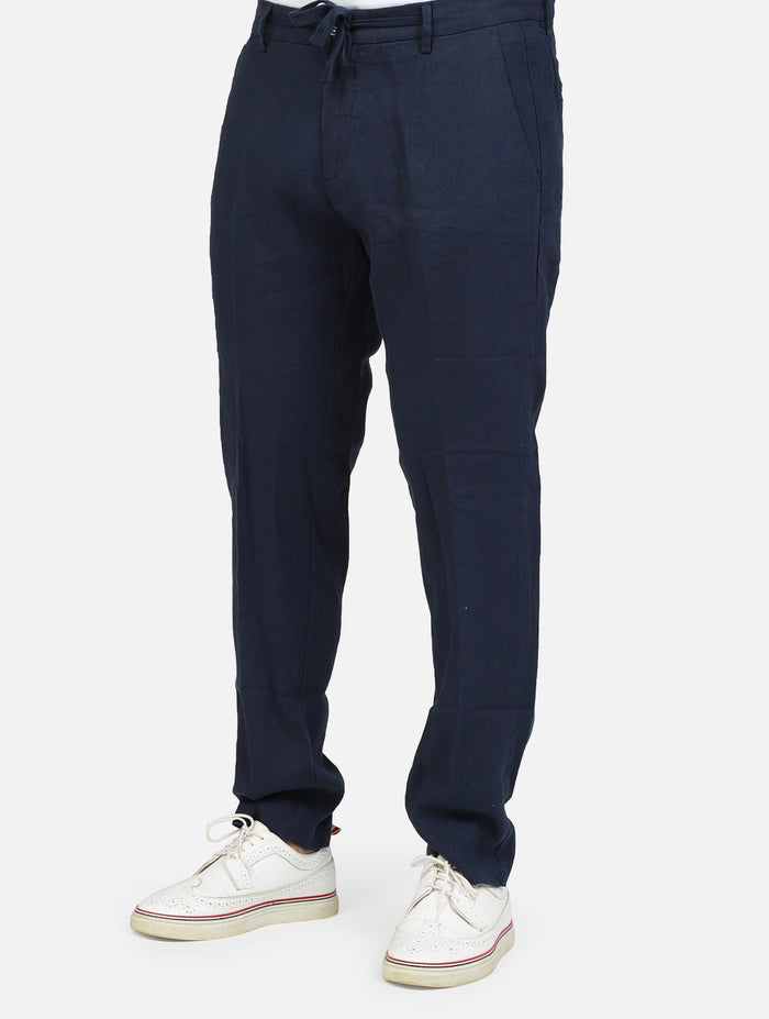 art. michigan-s25: pantalone in puro lino