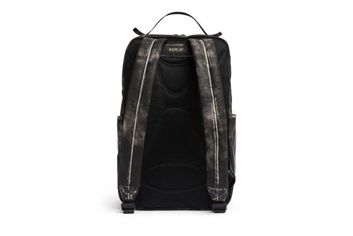 zaino multi tasche effetto vintage