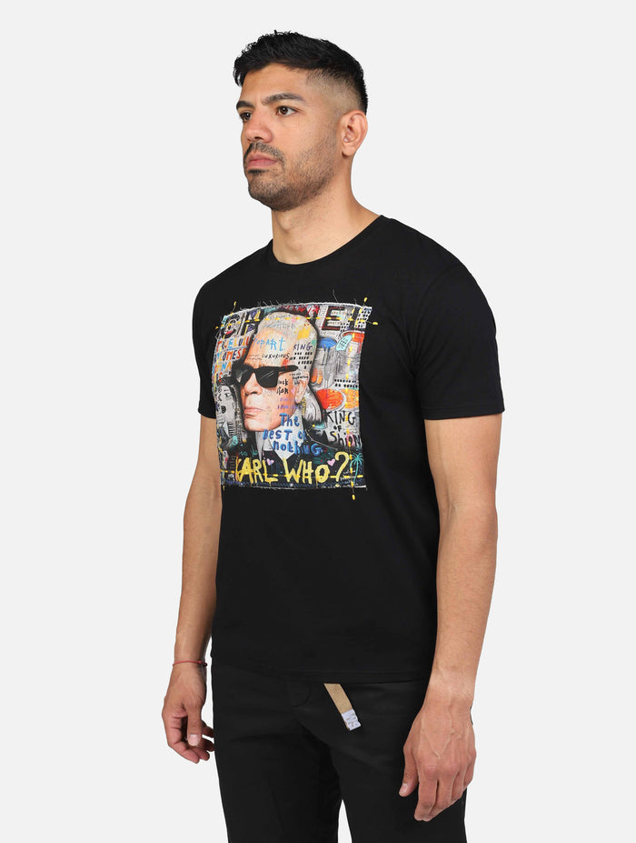 art. icon: t-shirt cotone con stampa icona