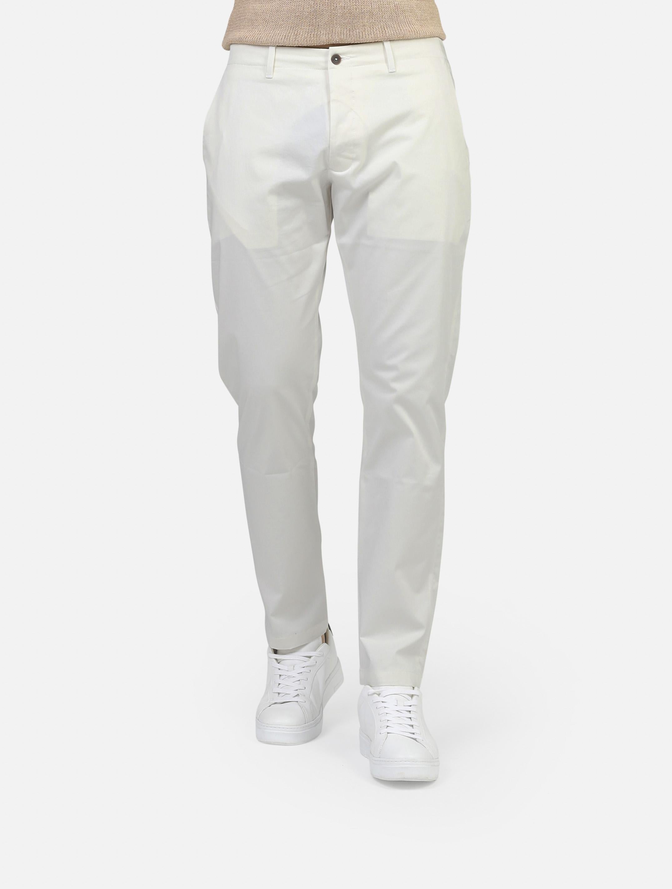 Pantalone yan simmon  hoff white uomo 