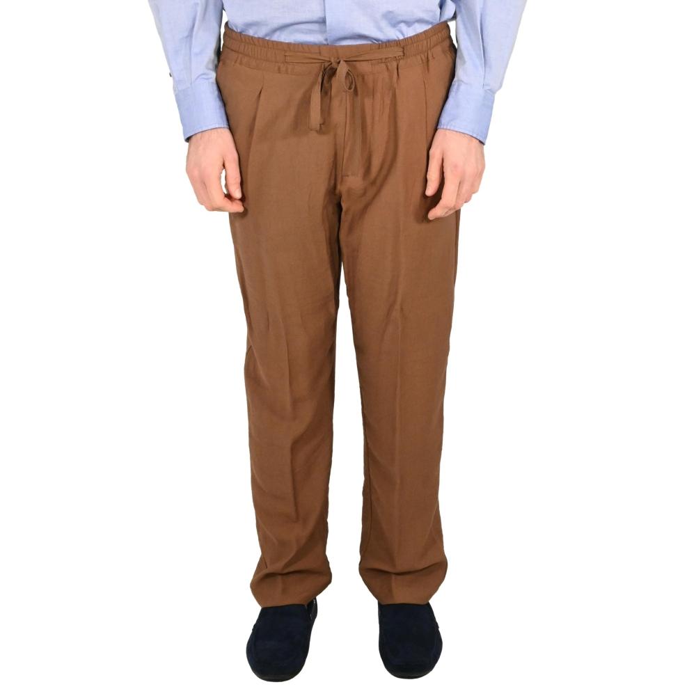 Pantalone 2621qp folgaria marrone uomo 