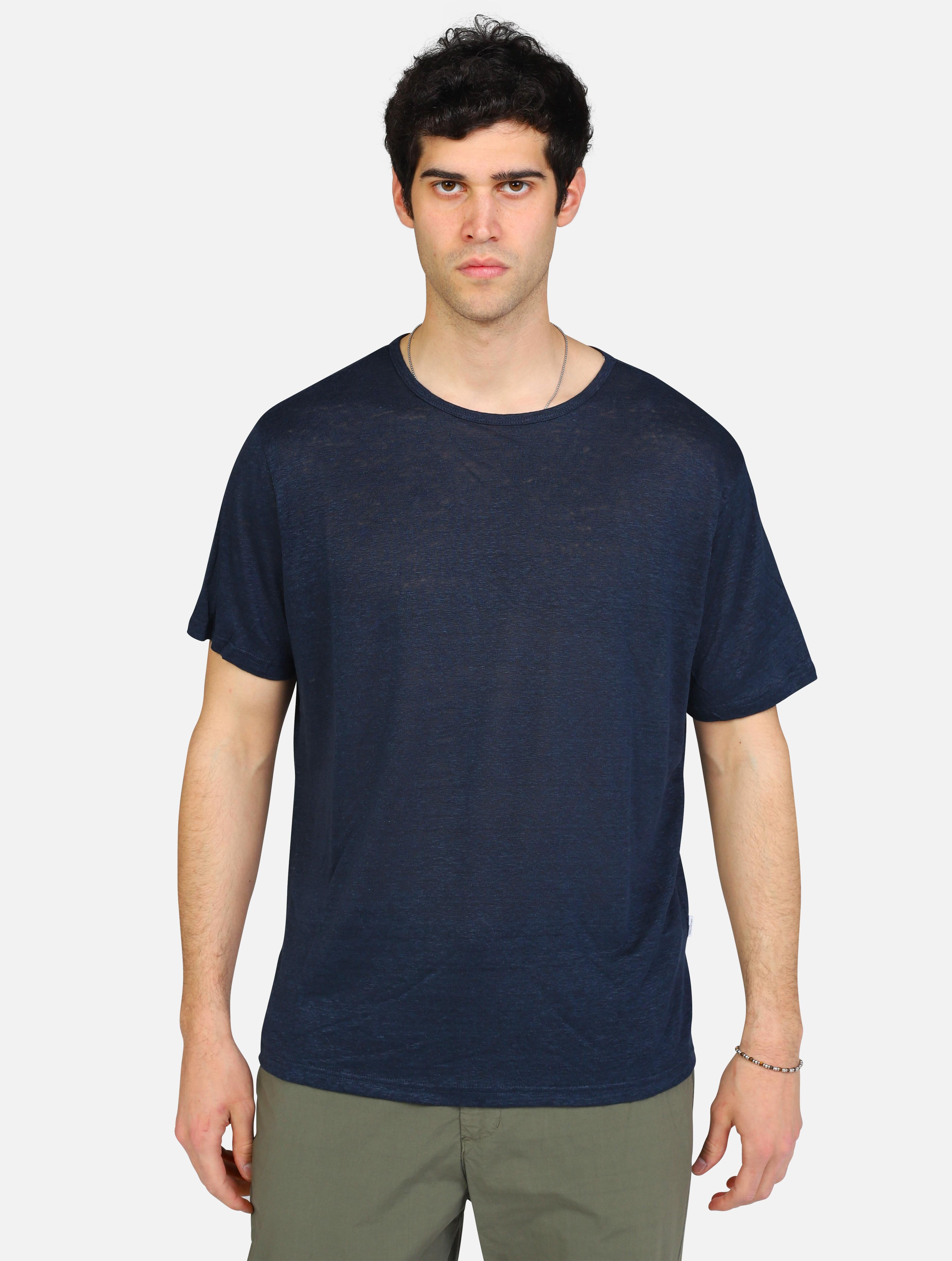 art. 16089504: maglia in lino tinta unita