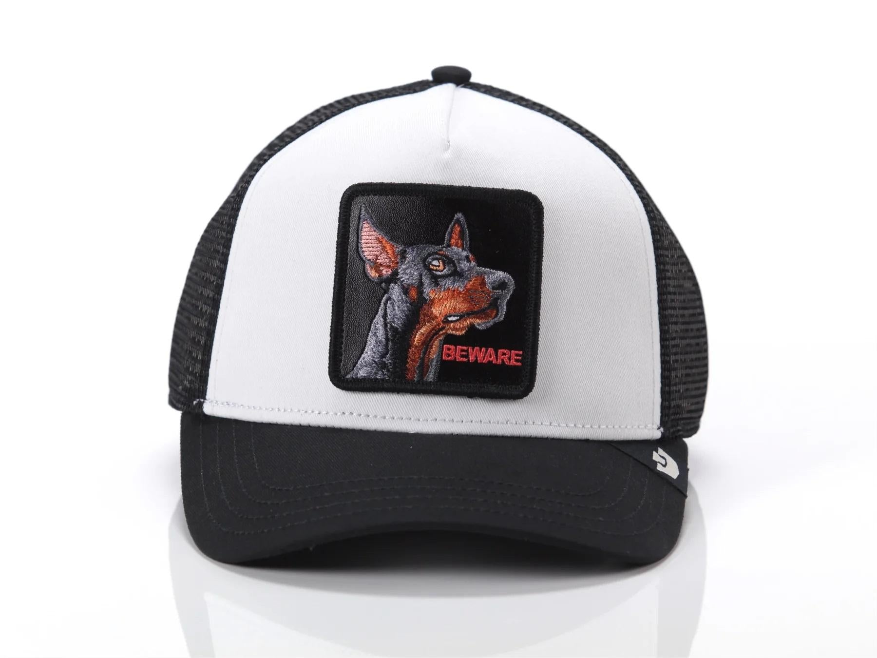 Cappellino con visiera nero uomo 