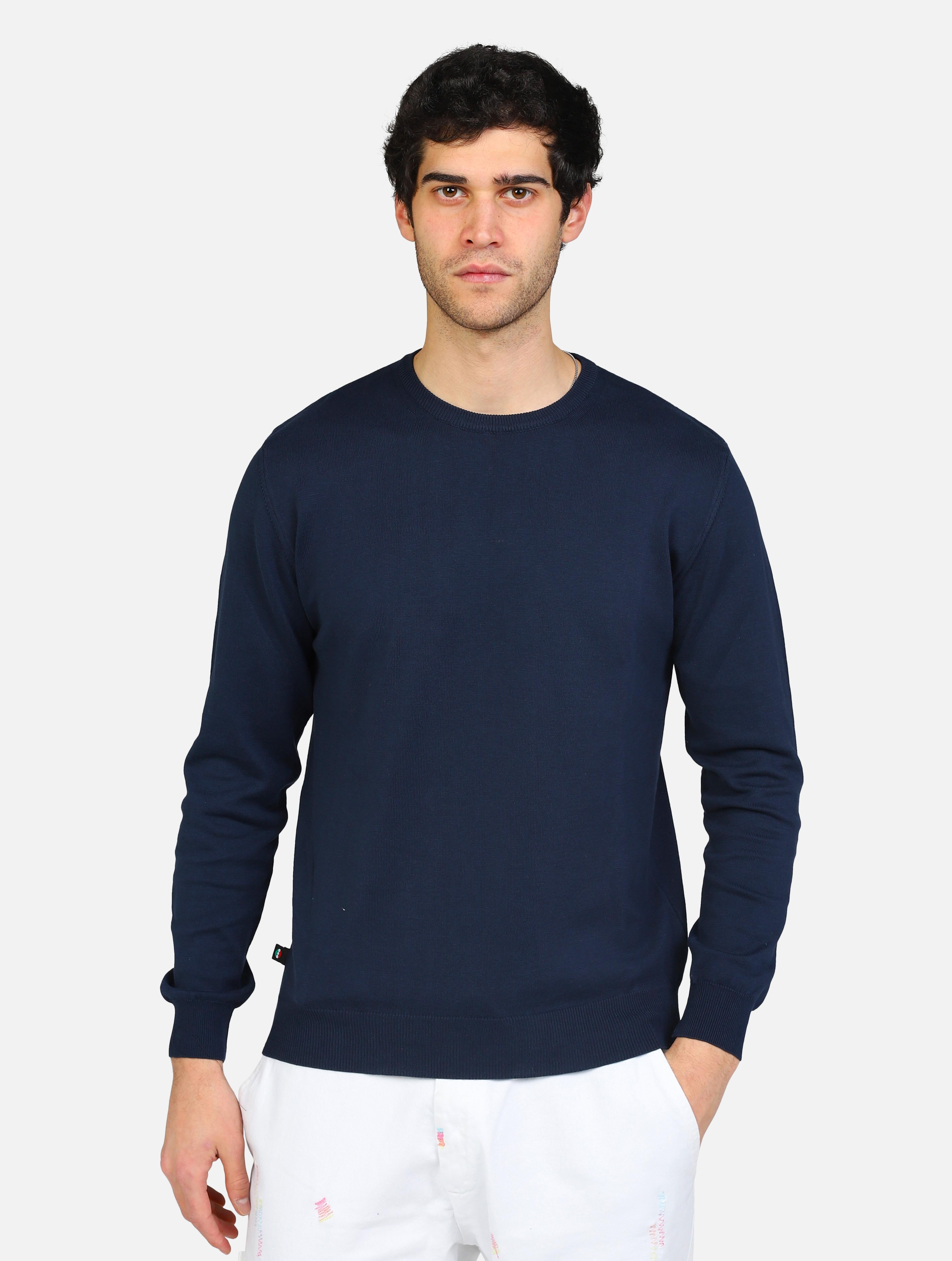 art. mapucoblytt10: maglione puro cotone con toppe