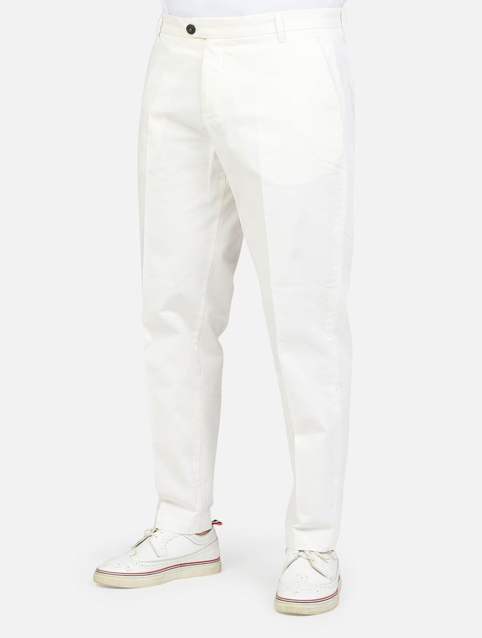 art. rru90120c9250112: pantalone chino con tasche a taglio