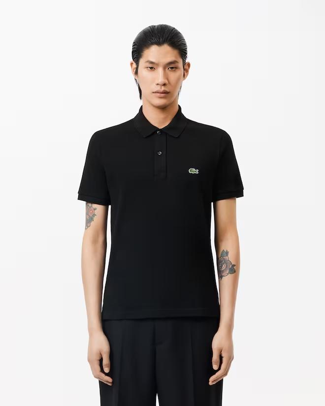 Art ph4012: maglietta polo slim fit nero uomo 