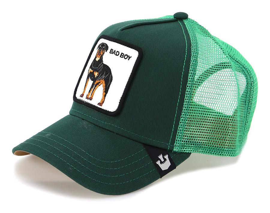 Art 101-0493: cappello con visiera e stampa ricamata green uomo 