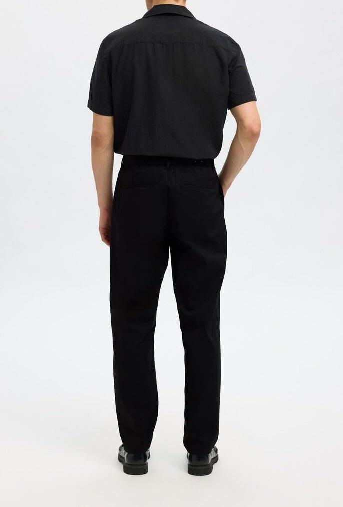 art. 16094570: pantalone regular tapered leroy flex con tasche a taglio