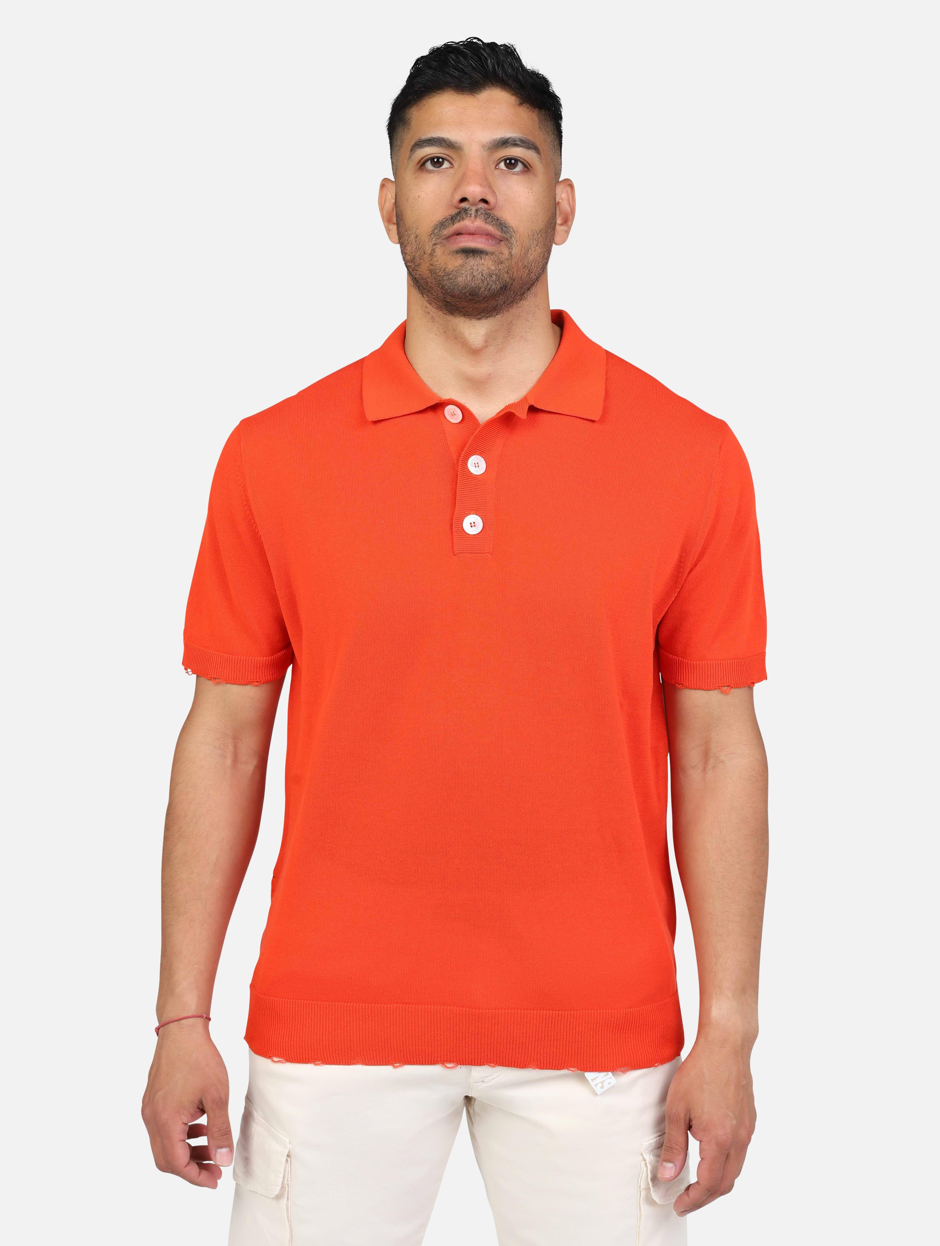 art. b9d0057d: maglia polo con collo normale