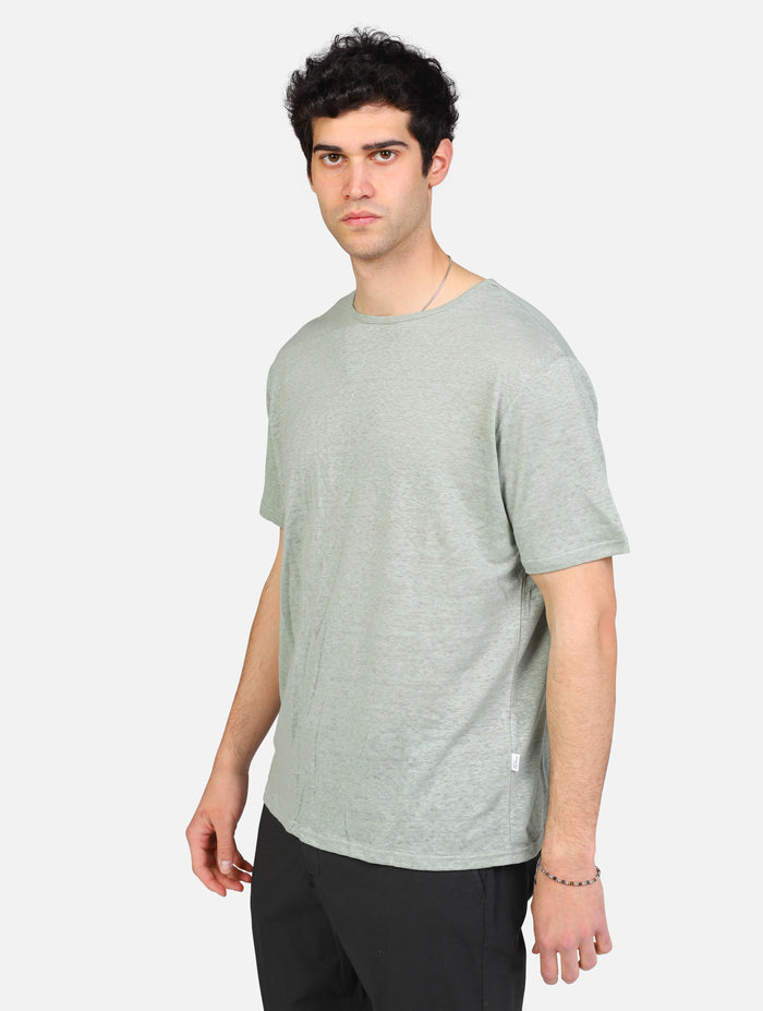 art. 16089504: maglia in lino tinta unita