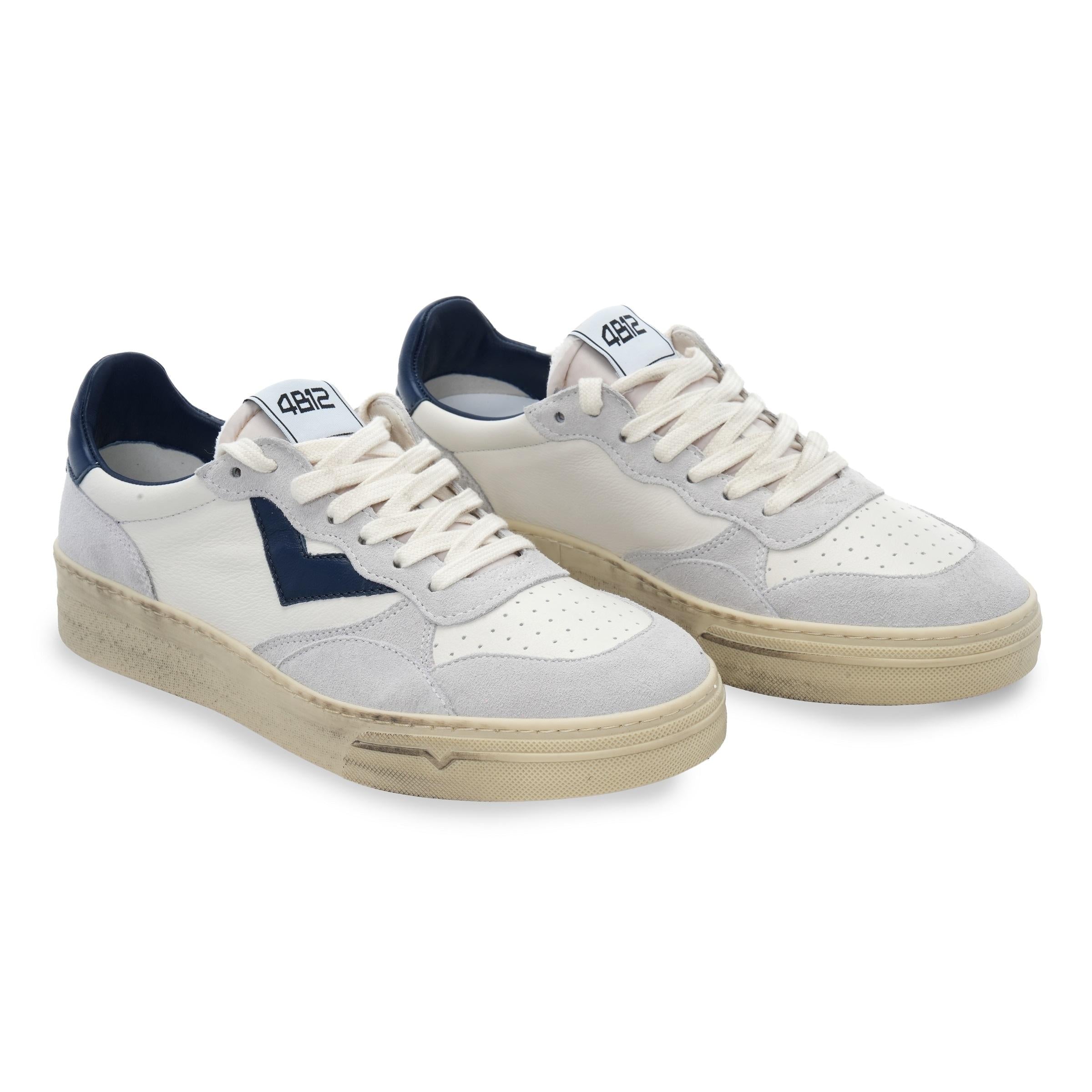 Scarpa hyper  white-blu uomo 