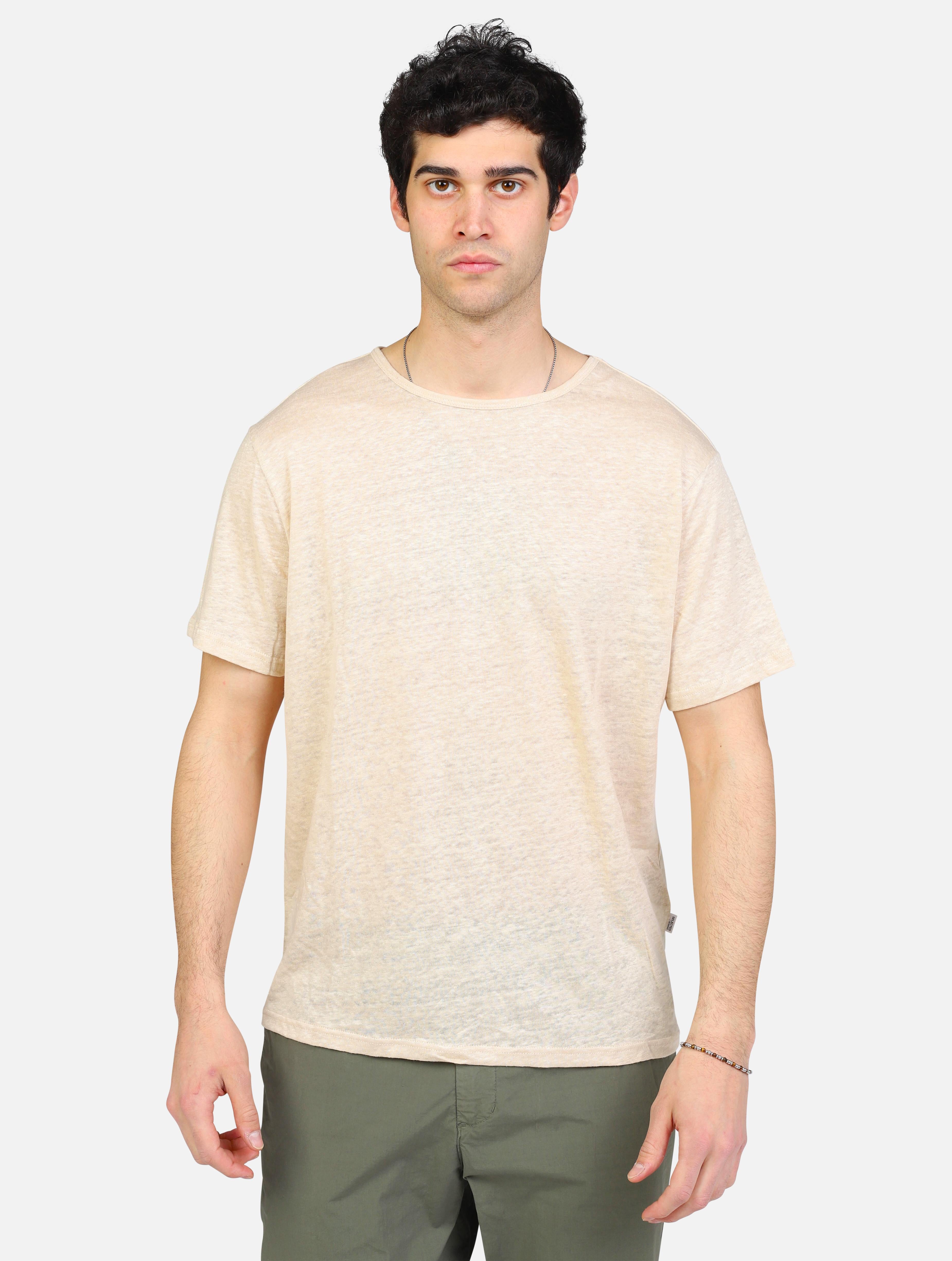 art. 16089504: maglia in lino tinta unita