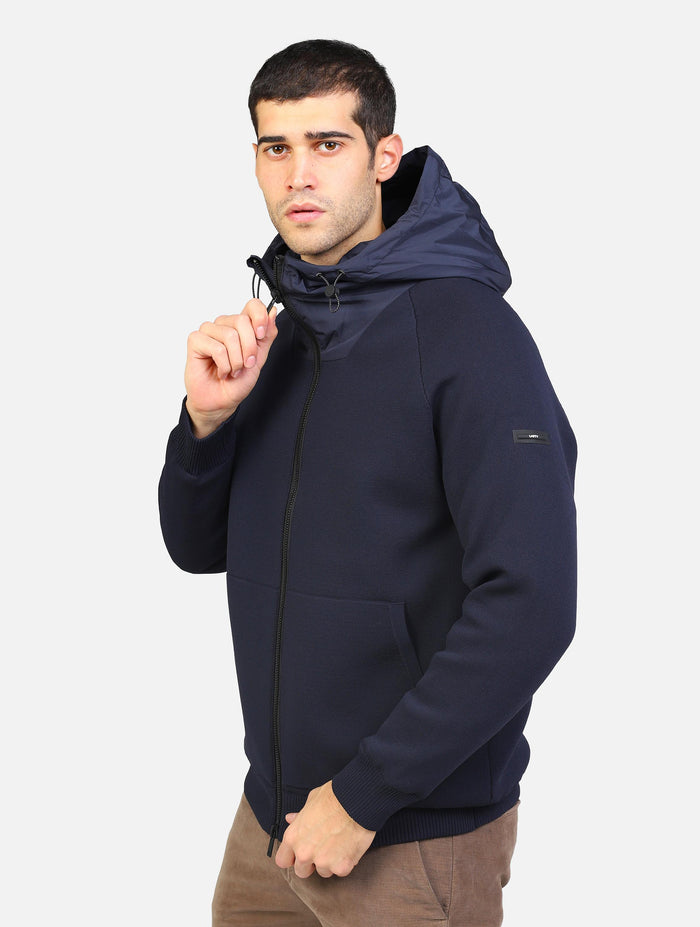 giubbino felpa con cappuccio