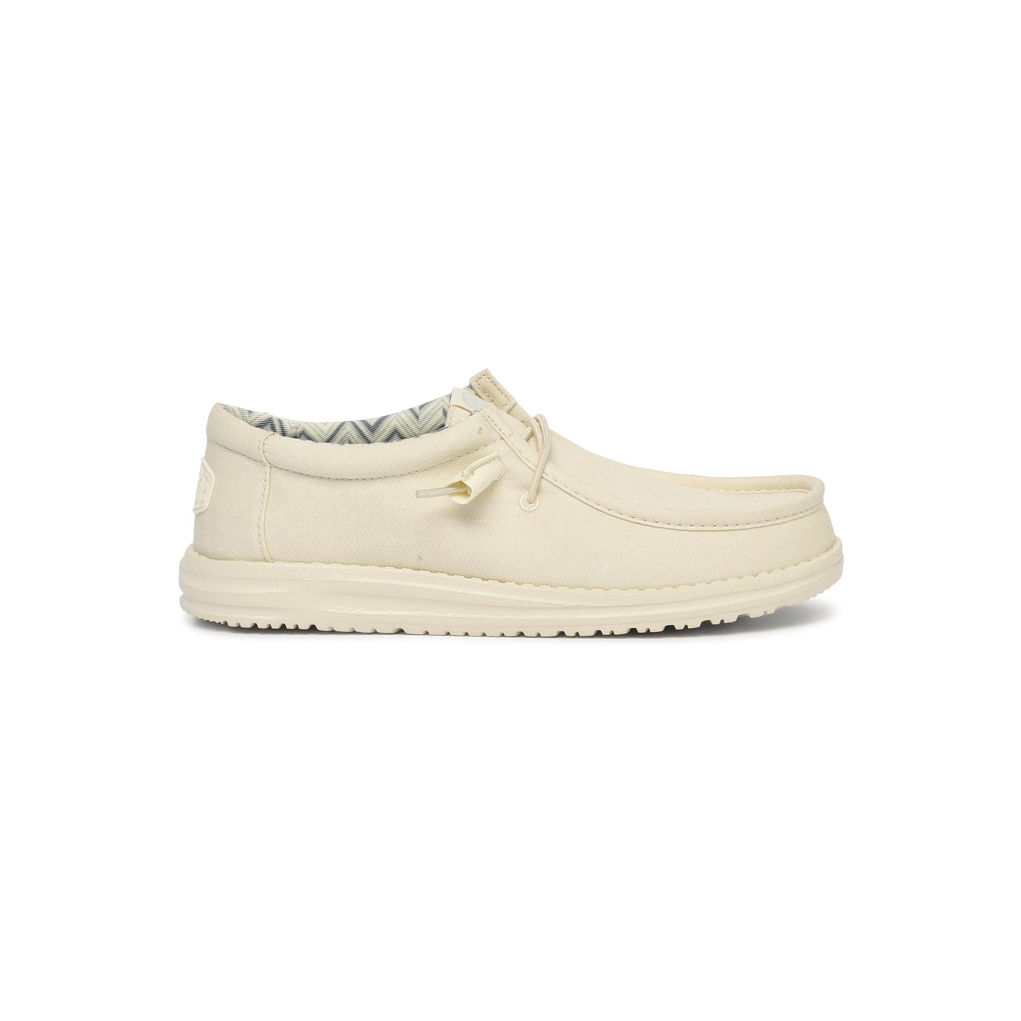 Sneakers heydude wally canvas 40700-1kastone white white uomo 
