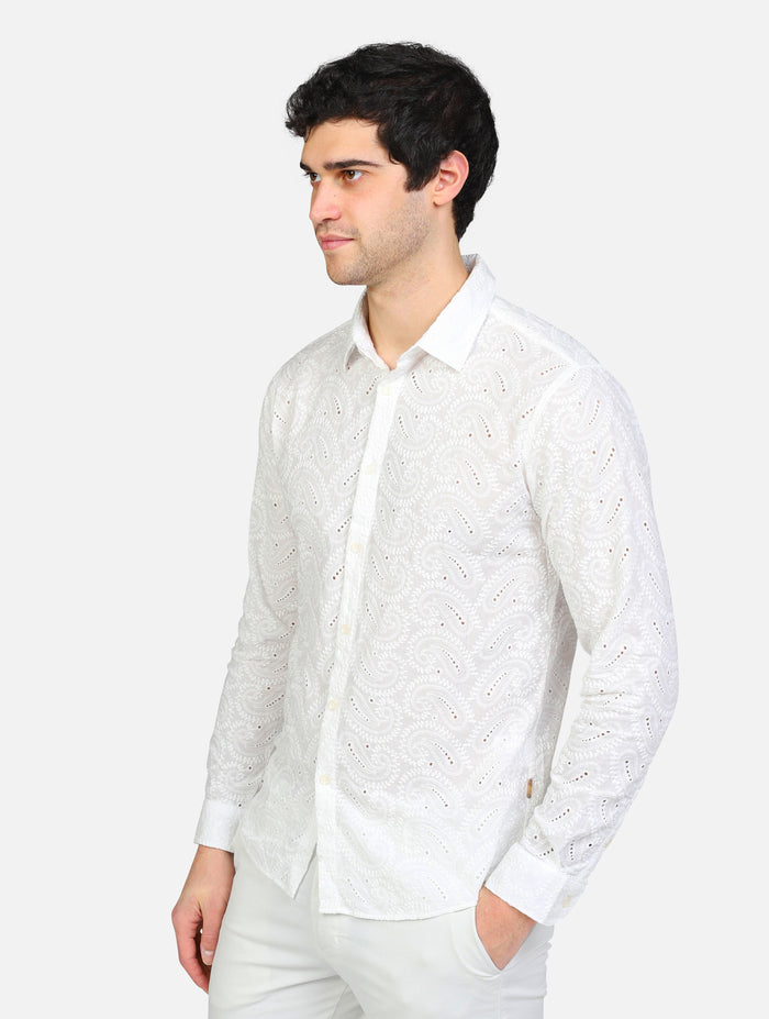 art. gl7808s: camicia collo grande con cuciture a fantasia