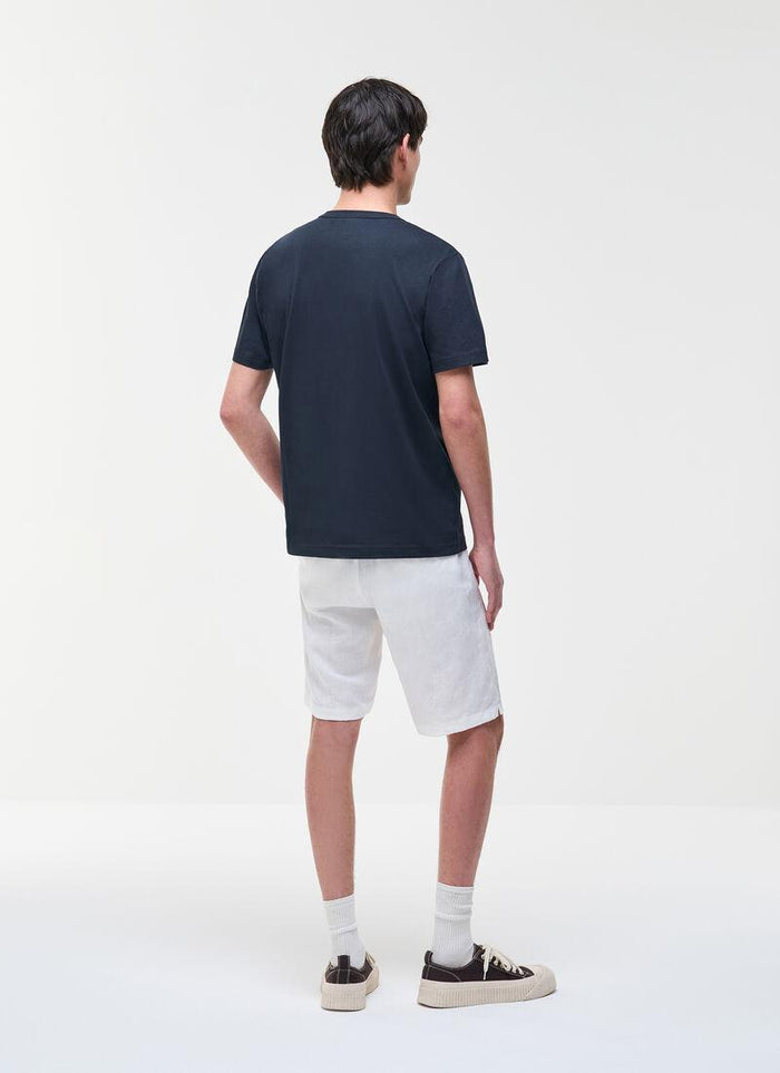 t-shirt logata in cotone