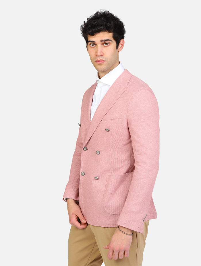 art. casertatjgg26: giacca doppio petto tre tasche