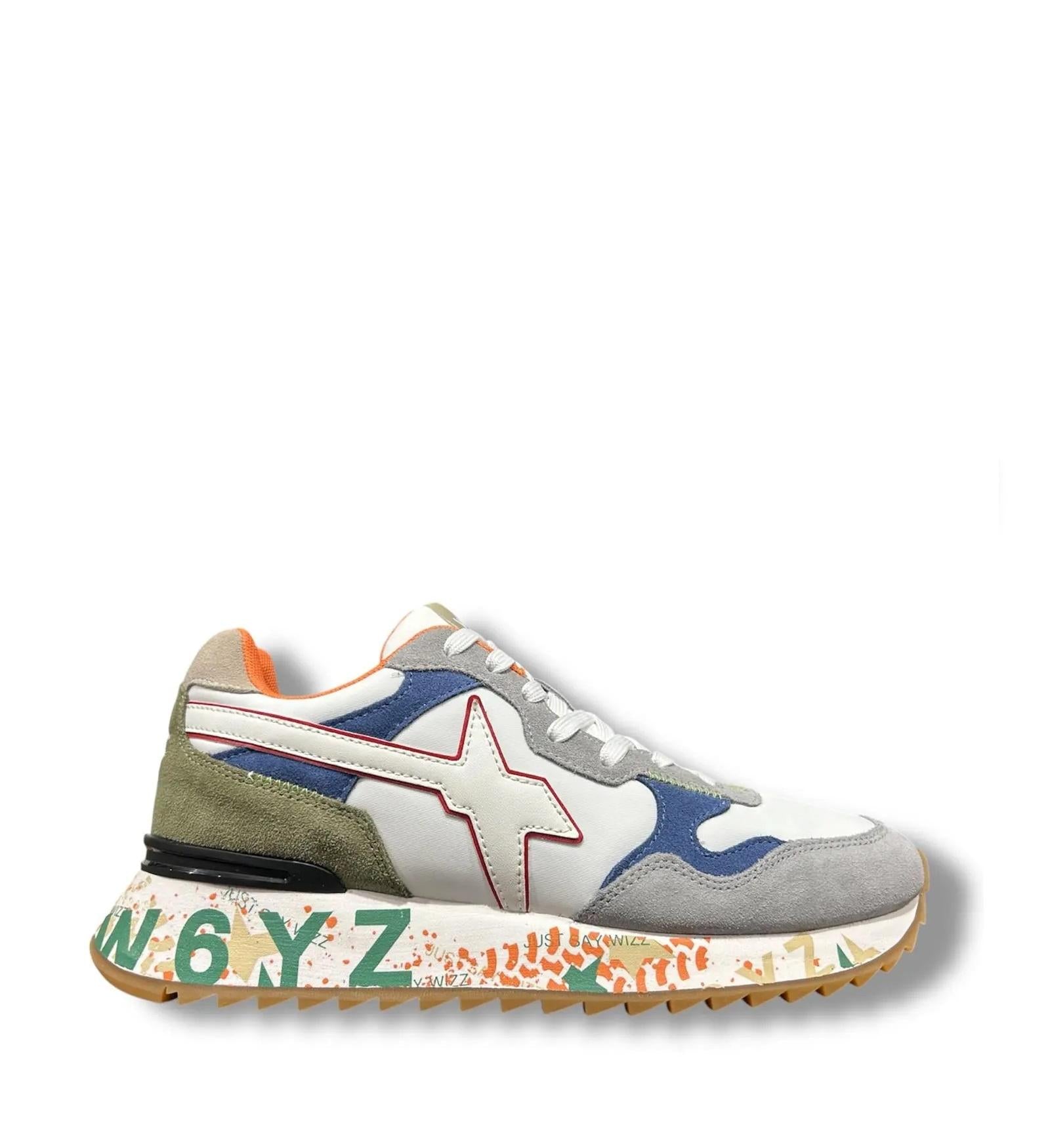 Yak-m running grey-navy-white uomo 