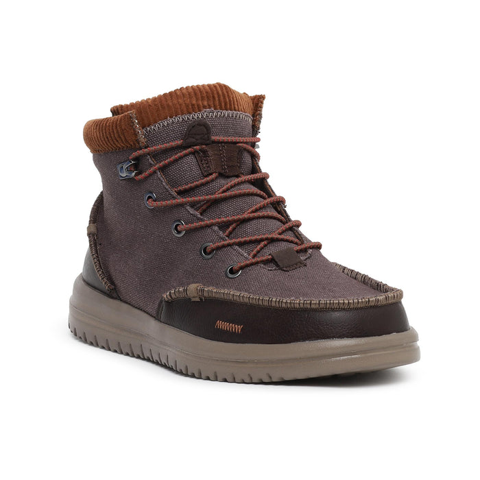 con la tomaia in tela cerata e il velluto a coste su rivestimento interno e collo, questi stivali sono il giusto mix tra stile e comfort; calzata rapidissima