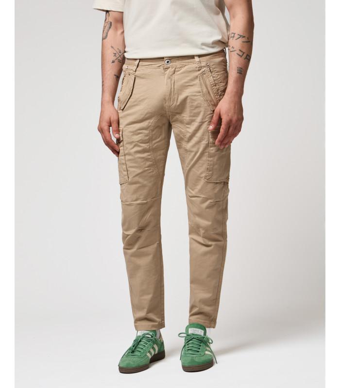 pantalone cargo con tasconi laterali