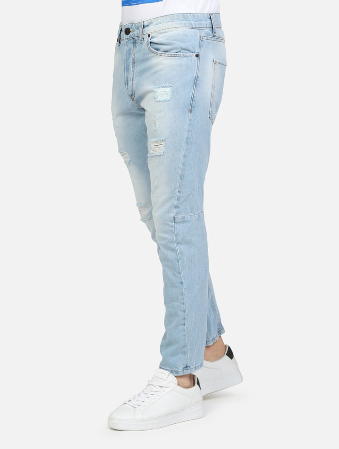 art. manolo pe2523: jeans con rotture, abrasioni