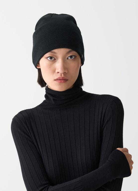 Cappellino zuccotto nero uomo 