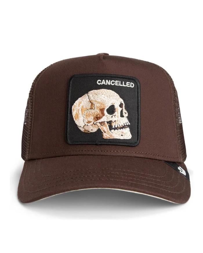 Cappellino con visiera brown uomo 