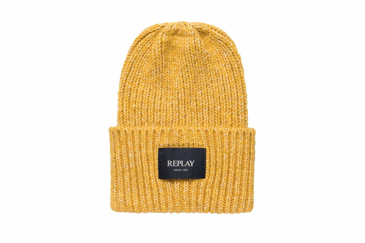 Berretto zuccotto senape uomo 