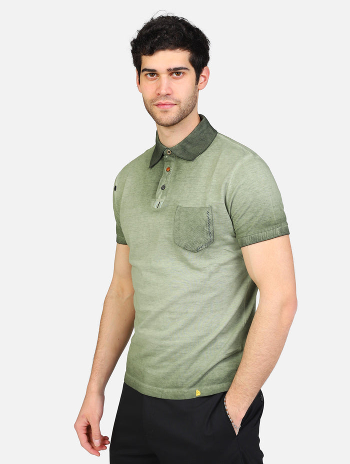 art. mk891089: polo mezza manica piquet tinto freddo taschino maglia