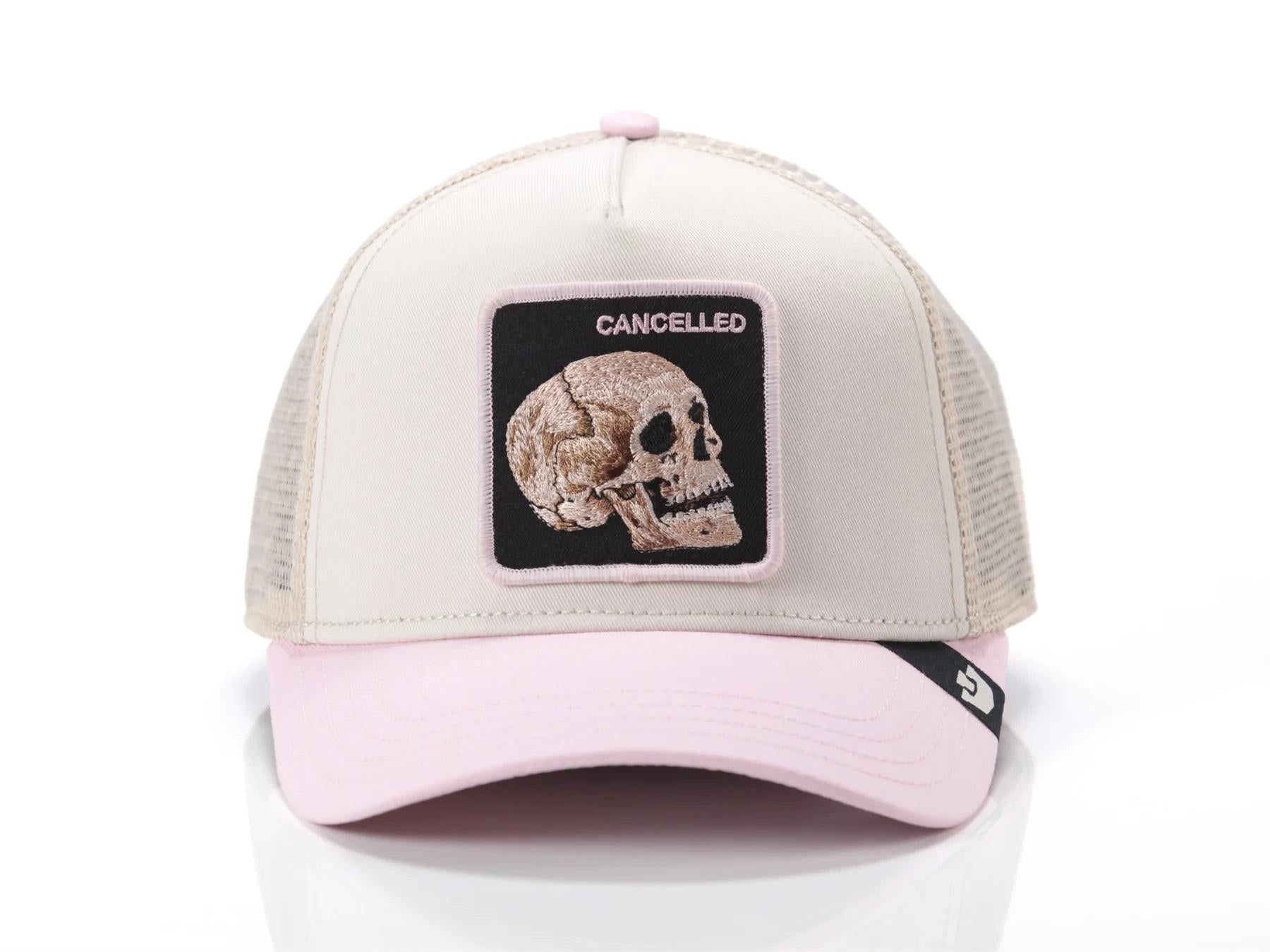 Cappellino con visiera bianco uomo 