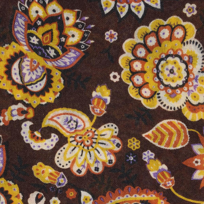 Africa sciarpa ricamata in pura lana vergine