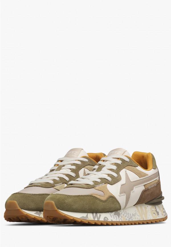 Yak-m running militare-taupe-white uomo 