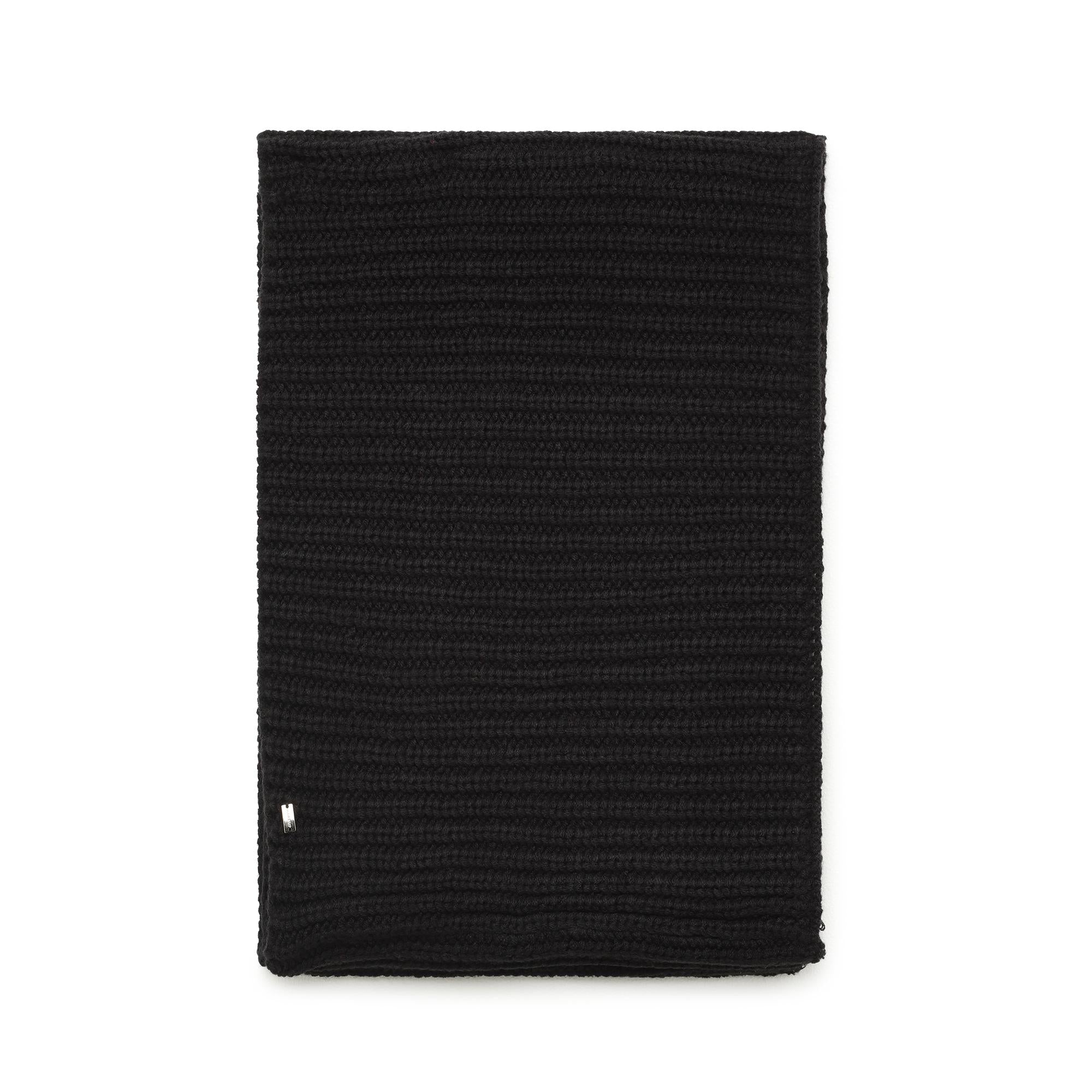 Sciarpa collo a coste larghe nero uomo 