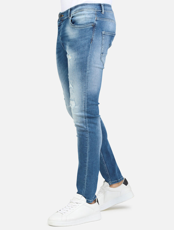 art. oe1s2s5d11: jeans miller skinny con rotture, strappi e abrasioni