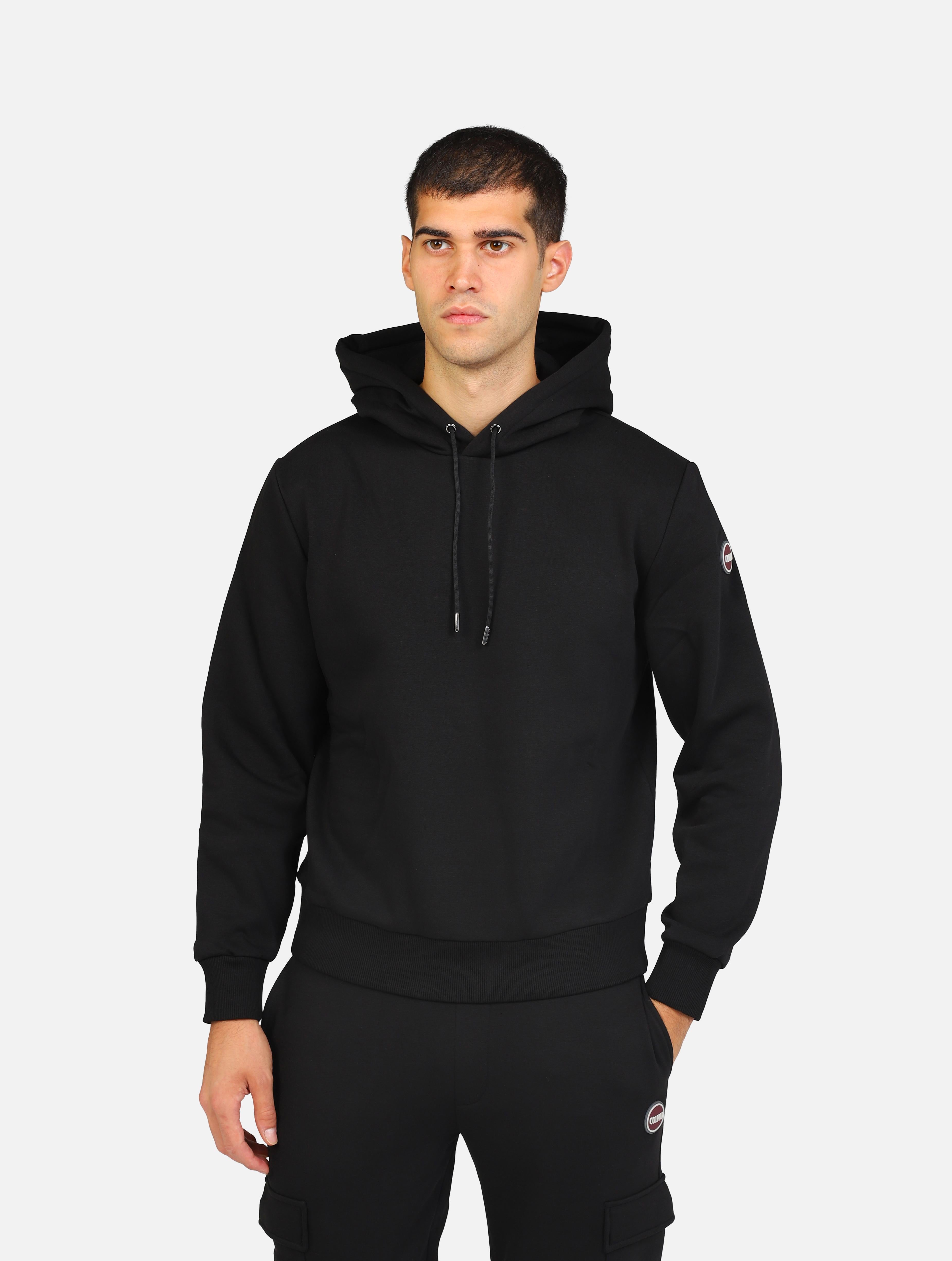 Felpa colmar  nero uomo 
