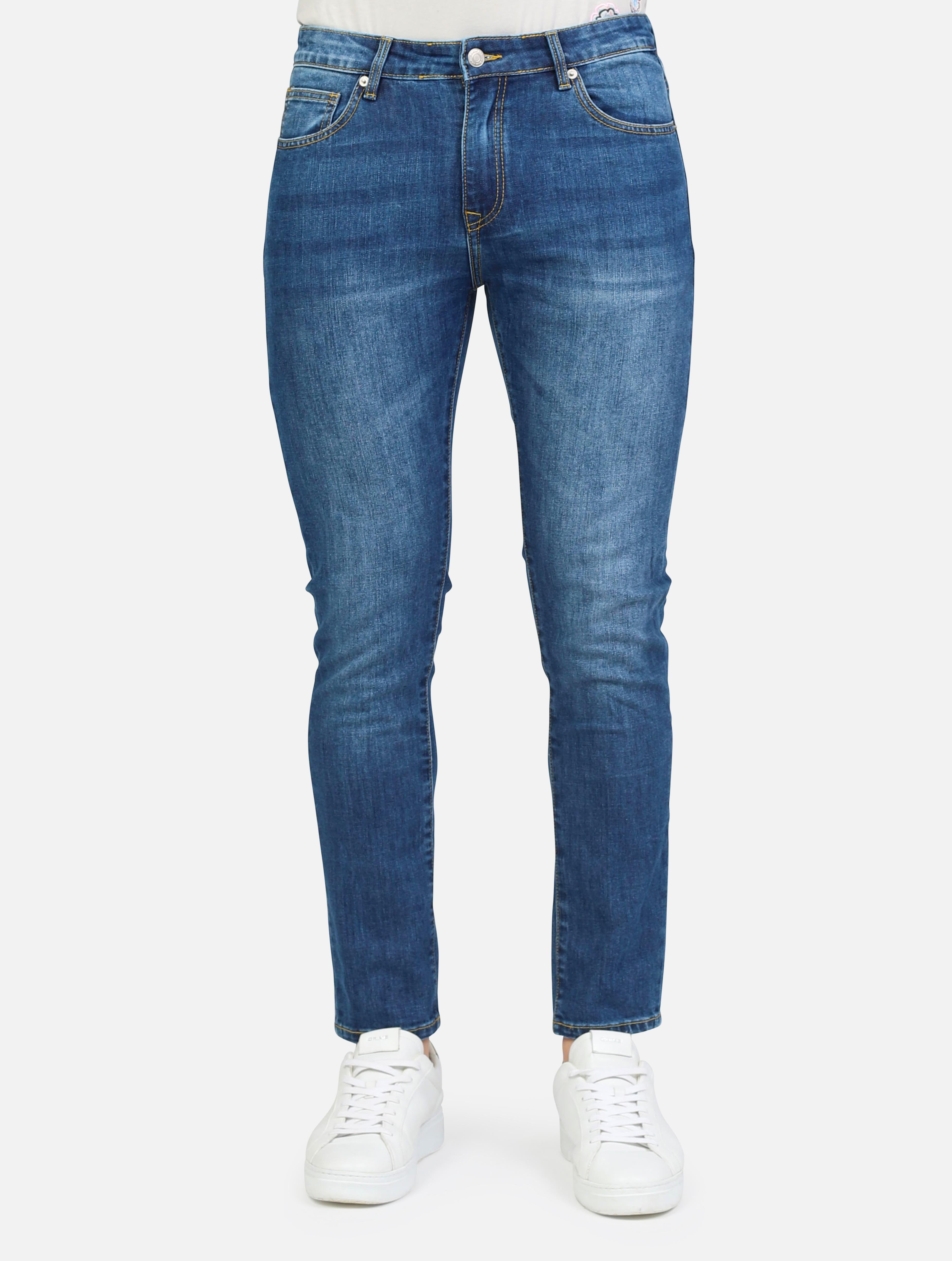 art. 9630: jeans basici chiusura zip