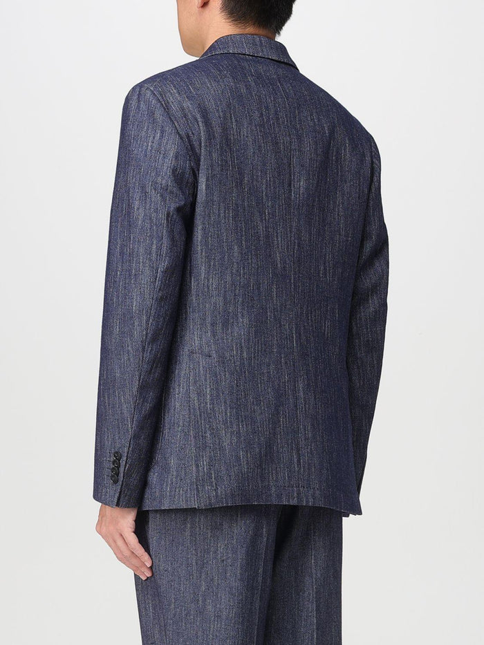 giacca classica effetto jeans