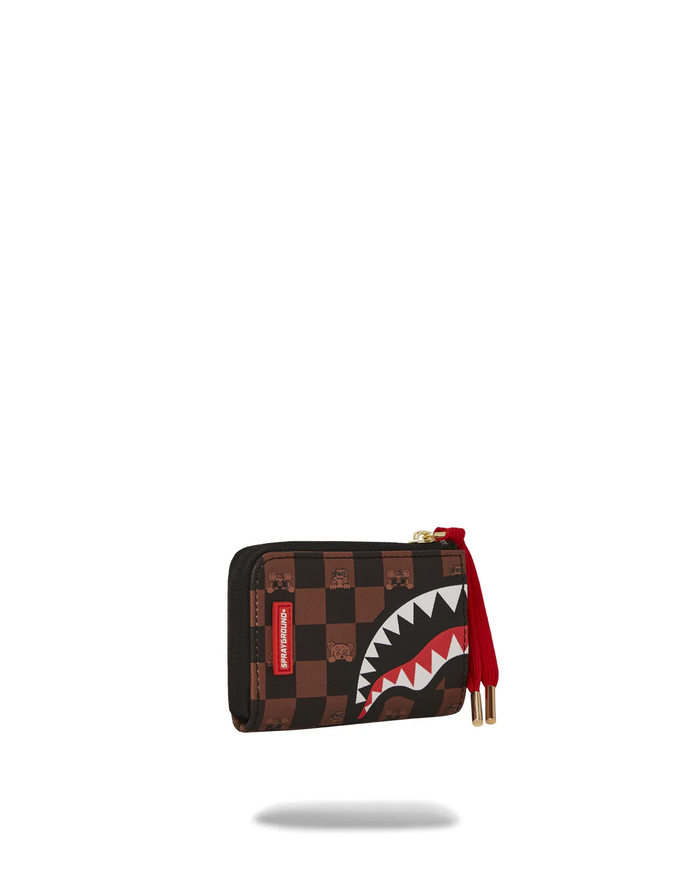 portafoglio mini peeking character check